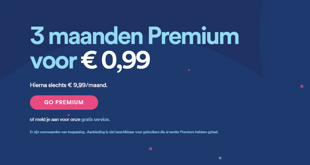 3 maanden Spotify Premium voor €0,99 | Korting! Korting!